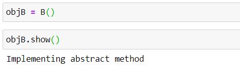 implementing abstract method